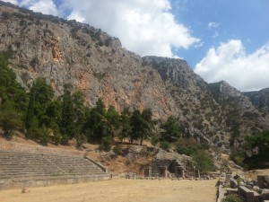 Das Stadion in Delphi