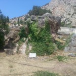 The Rock of Sybille in Delphi