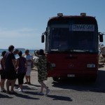 Bus zur Tropfsteinhöhle von Antiparos