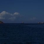 Seichte Passage zwischen Antiparos und Paros
