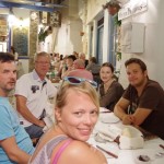 Dinner Taverne der Nemesis Crew auf Naxos
