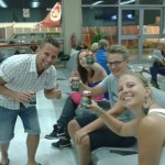 Carmen, Lisa, Felix, Dominik und Tim in Preveza international Airport