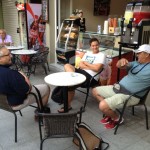 Kaffee-Stop in Olympia