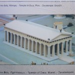 der Zeus-Tempel in Olympia